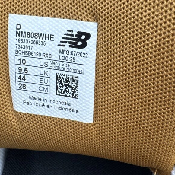 NEW New Balance Numeric 808 Tiago Lemos Skate Shoes Men’s Size 10 NM808WHE Brown - Picture 2 of 9